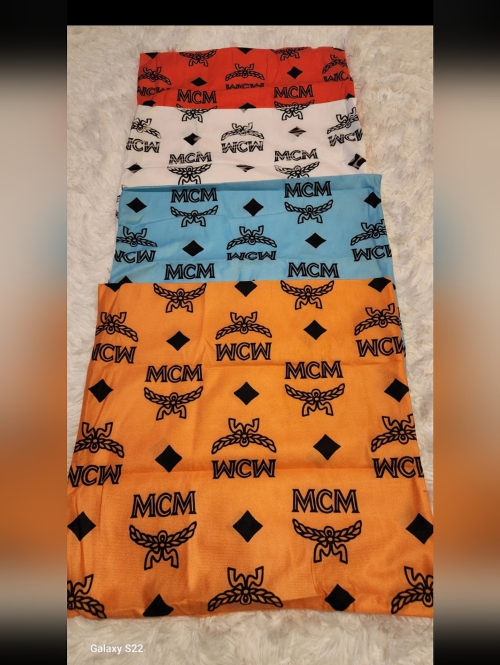 ☆SALE☆ NEW 4PC PILLOW COVERS Orange, Blue, White, Red FOR 18" PILLOWS